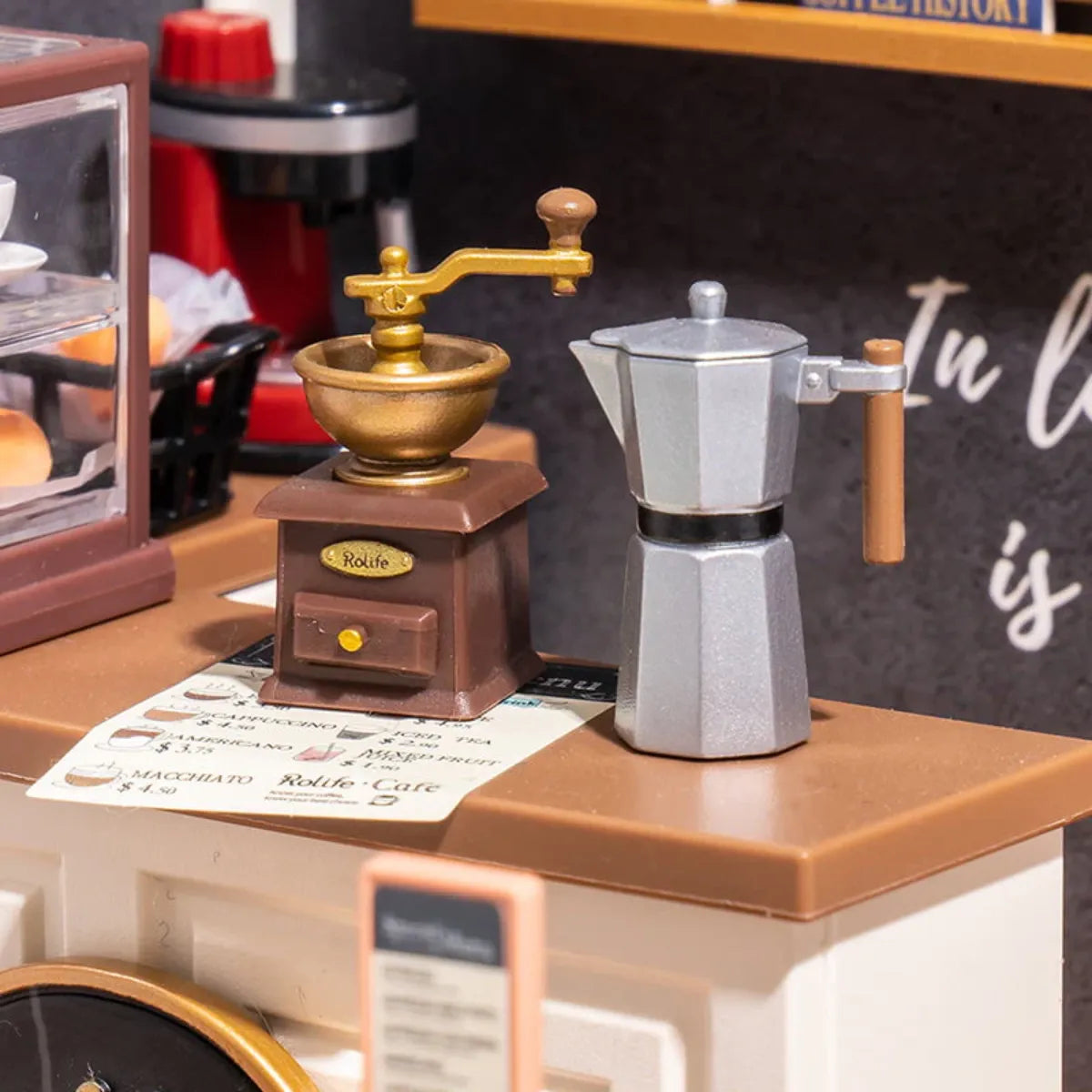 Daily Inspiration Cafe DIY Miniature House Kit