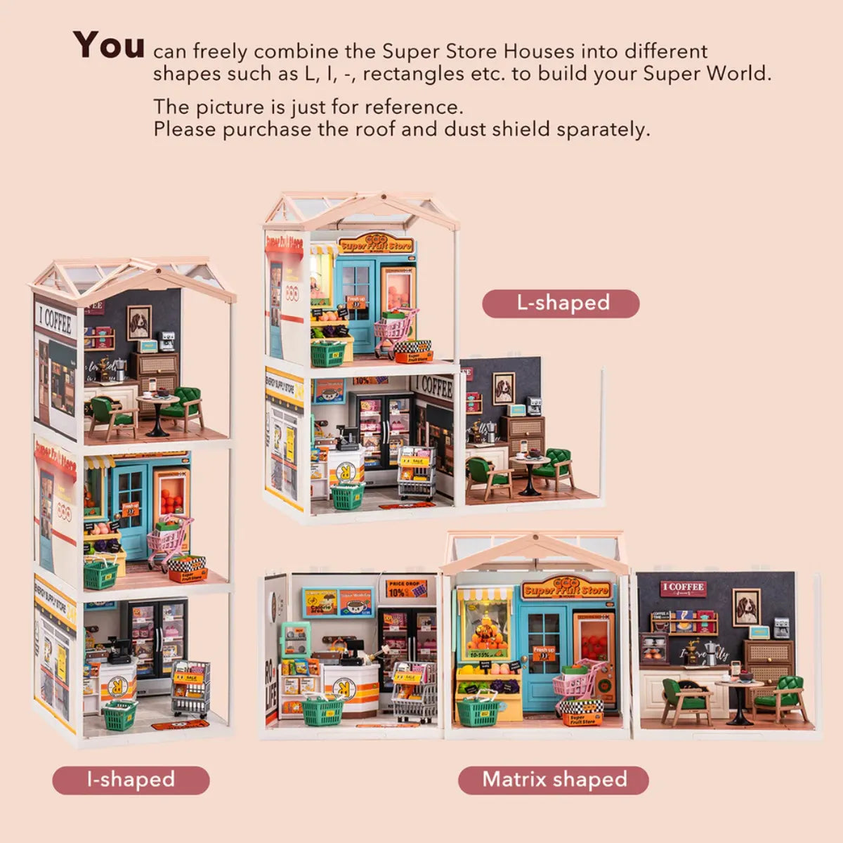 Daily Inspiration Cafe DIY Miniature House Kit
