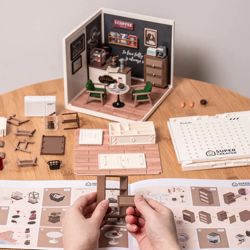 Daily Inspiration Cafe DIY Miniature House Kit