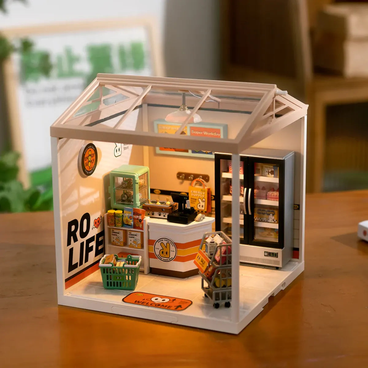 Energy Supply Store DIY Miniature House Kit