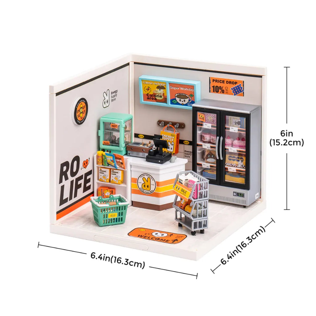 Energy Supply Store DIY Miniature House Kit