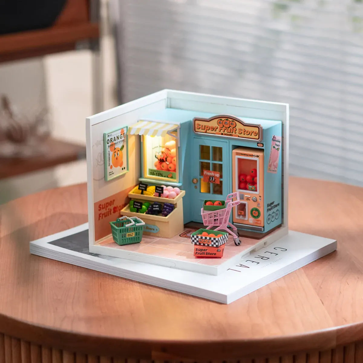 Daily VC Fruit Store DIY Miniature House Kit