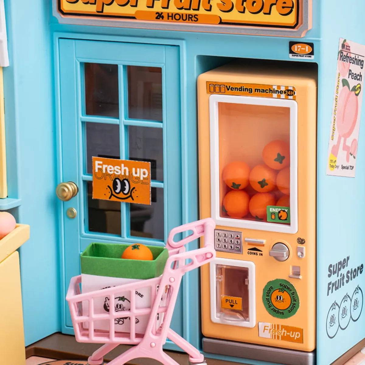 Daily VC Fruit Store DIY Miniature House Kit