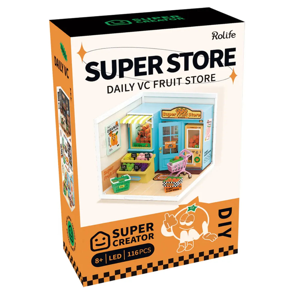 Daily VC Fruit Store DIY Miniature House Kit
