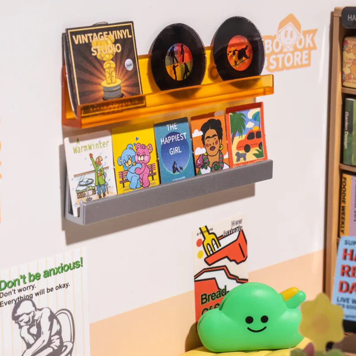 Fascinating Book Store DIY Miniature House Kit