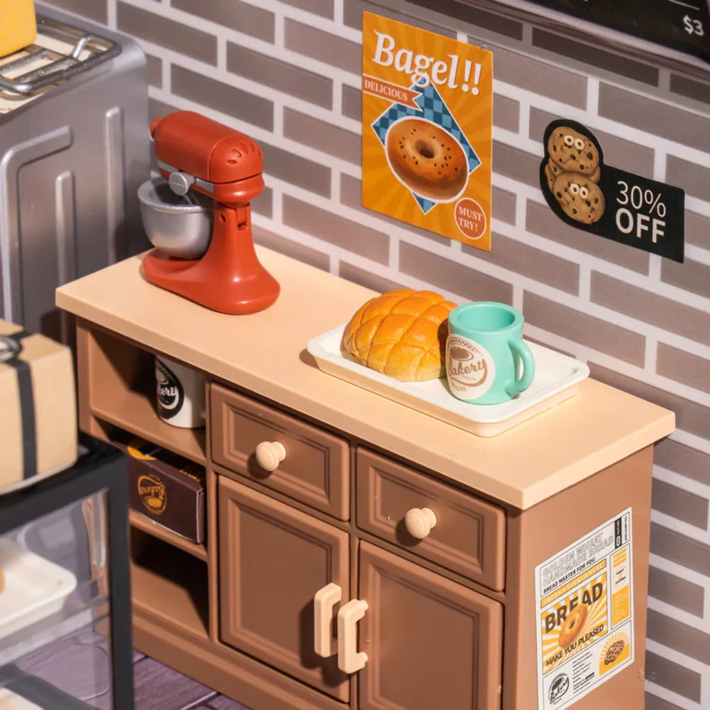 Golden Wheat Bakery DIY Miniature House Kit