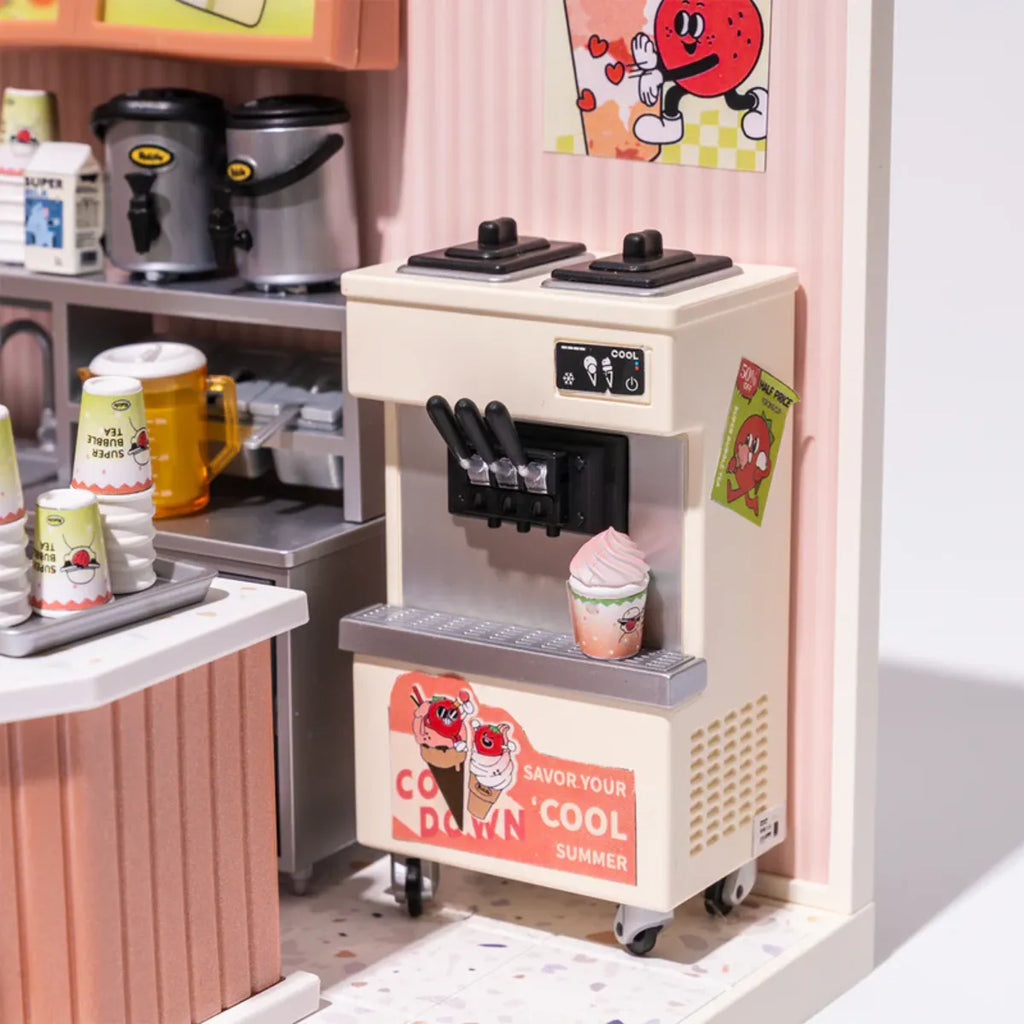 Double Joy Bubble Tea DIY Miniature House Kit