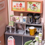 Double Joy Bubble Tea DIY Miniature House Kit