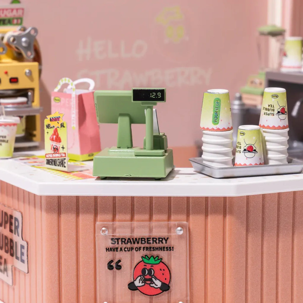 Double Joy Bubble Tea DIY Miniature House Kit