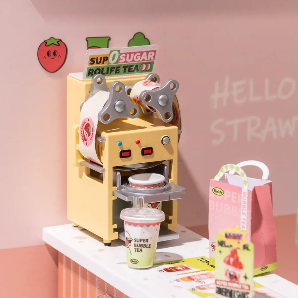 Double Joy Bubble Tea DIY Miniature House Kit