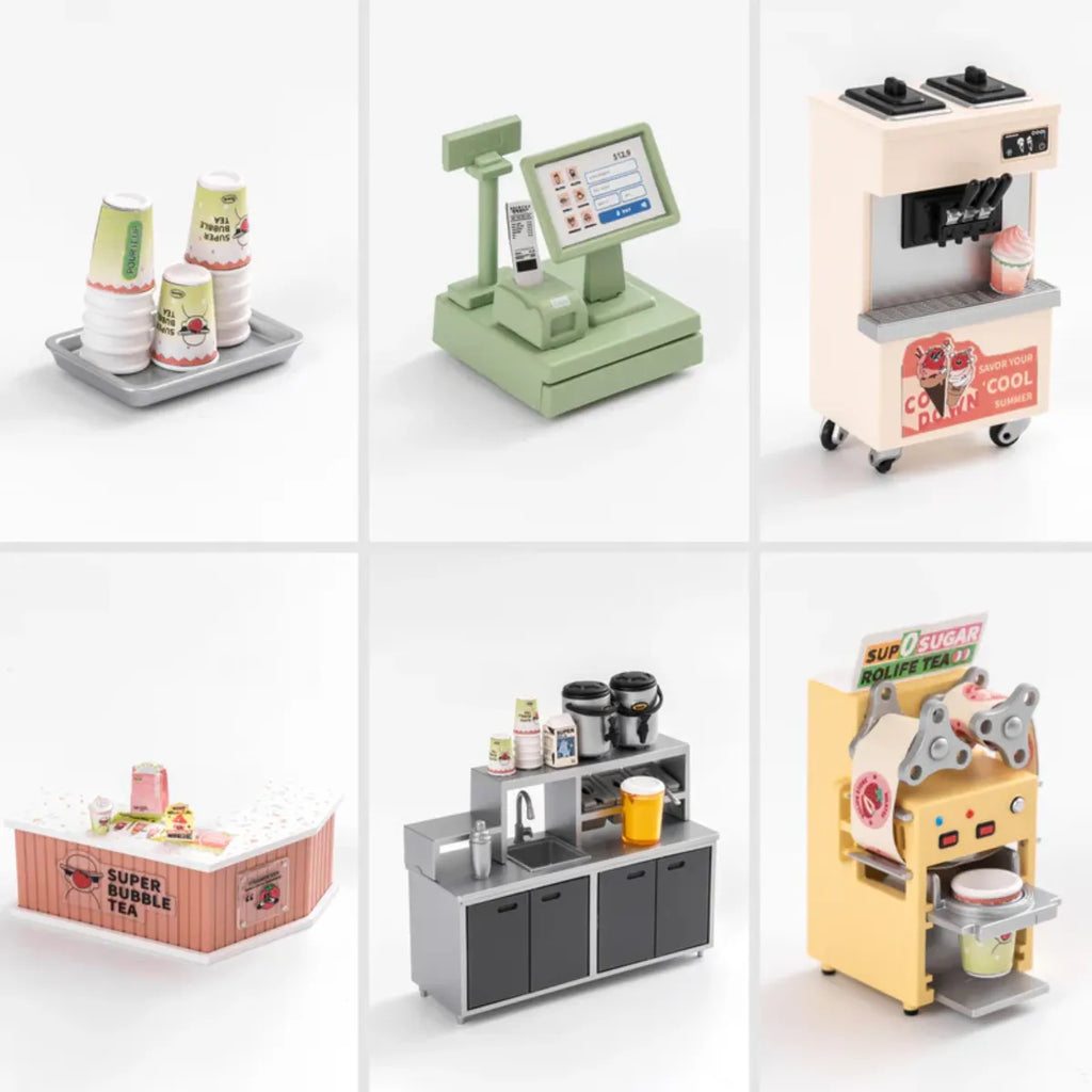 Double Joy Bubble Tea DIY Miniature House Kit