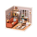 Cozy Living Lounge DIY Miniature House Kit