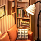 Cozy Living Lounge DIY Miniature House Kit