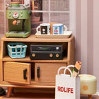 Cozy Living Lounge DIY Miniature House Kit