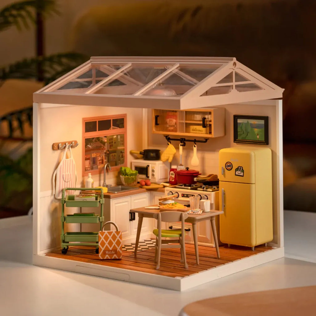 Happy Meals Kitchen DIY Miniature House Kit