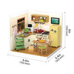 Happy Meals Kitchen DIY Miniature House Kit