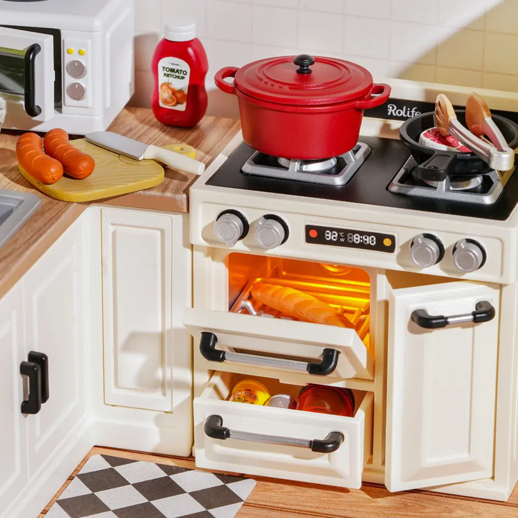Happy Meals Kitchen DIY Miniature House Kit