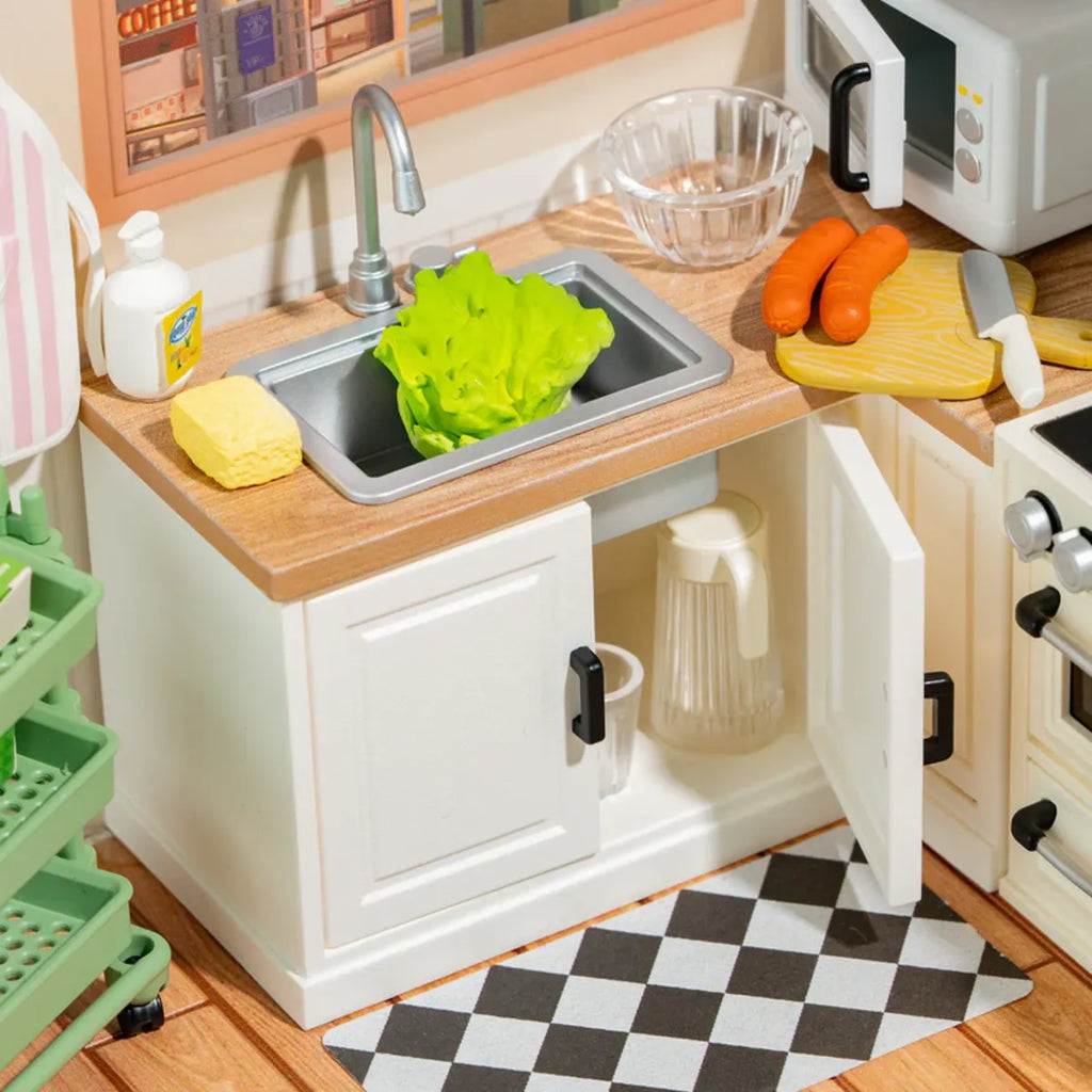 Happy Meals Kitchen DIY Miniature House Kit