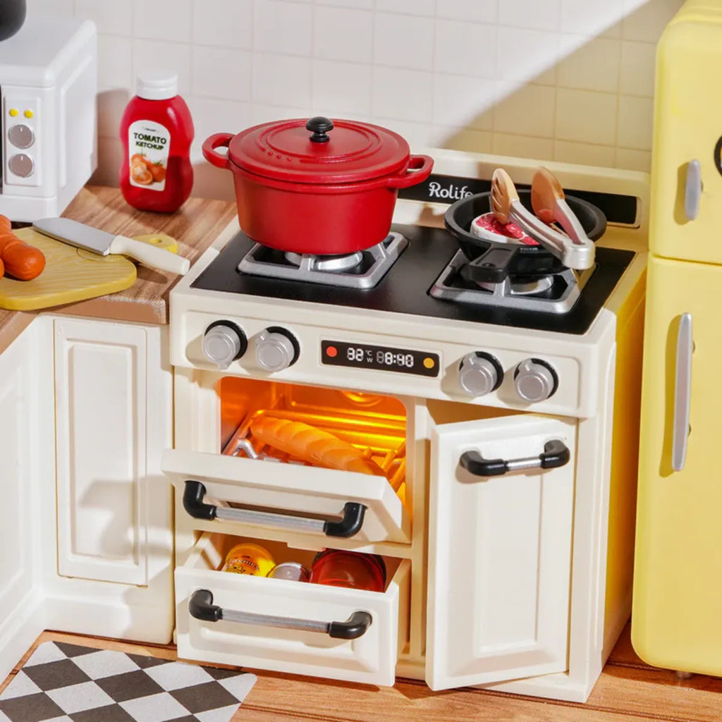 Happy Meals Kitchen DIY Miniature House Kit