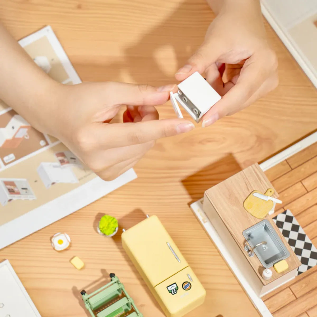 Happy Meals Kitchen DIY Miniature House Kit