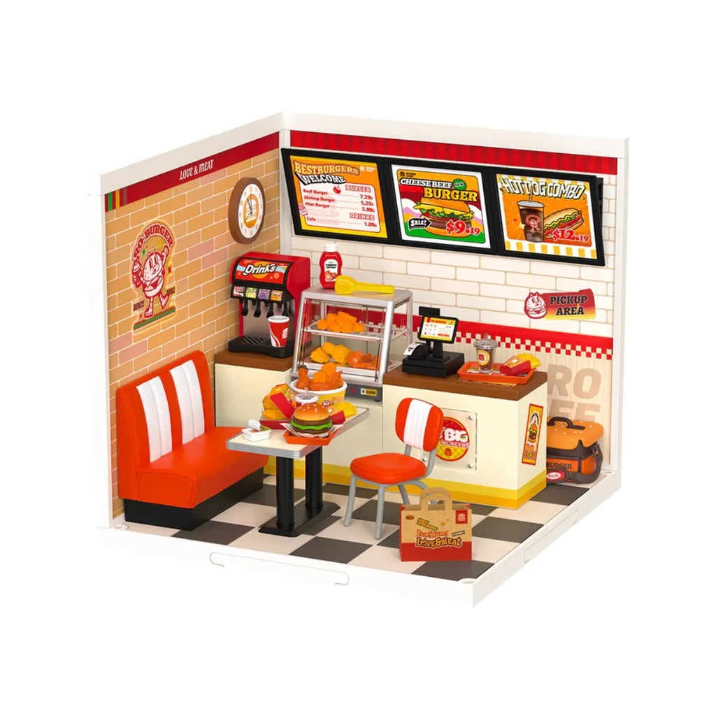 Yum Yum Burgers DIY Miniature House Kit
