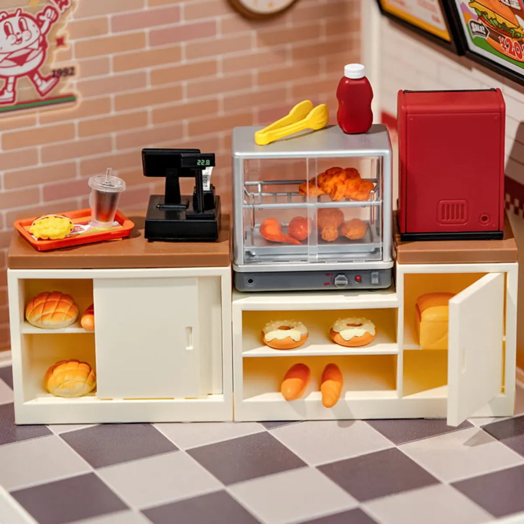 Yum Yum Burgers DIY Miniature House Kit