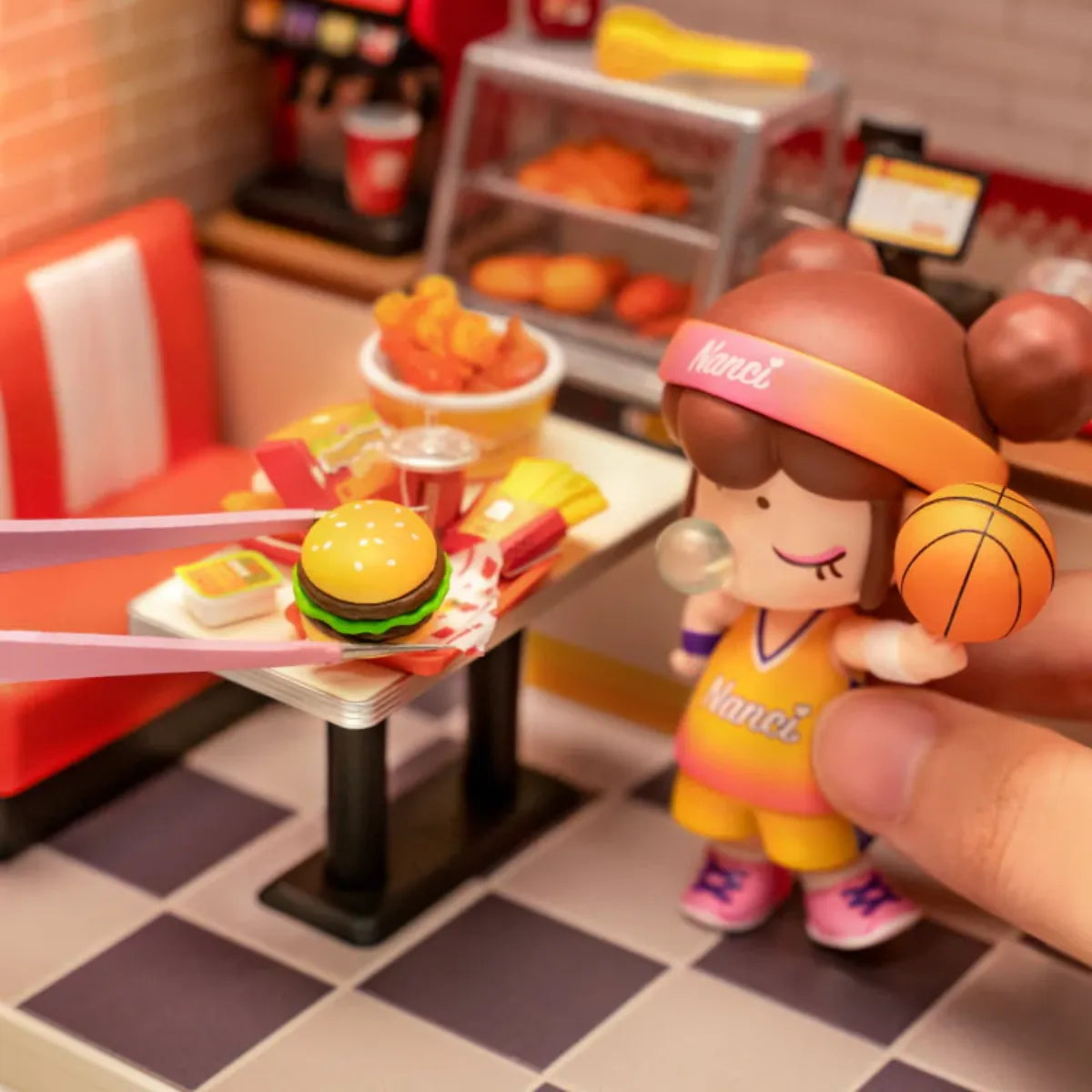 Yum Yum Burgers DIY Miniature House Kit