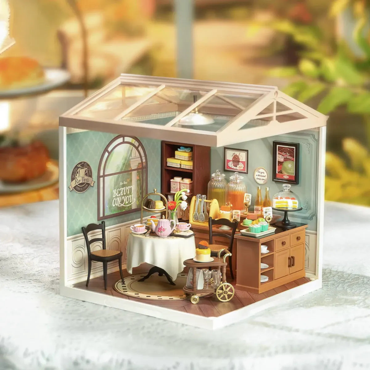 Sweet Sips Tea DIY Miniature House Kit