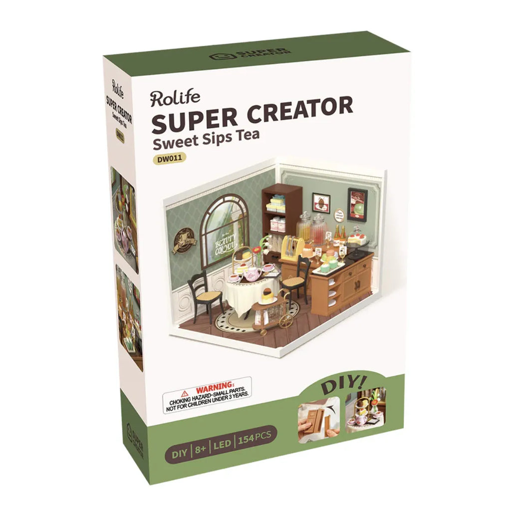 Sweet Sips Tea DIY Miniature House Kit
