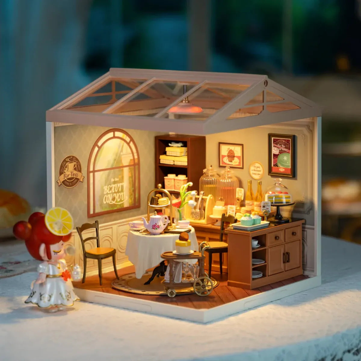 Sweet Sips Tea DIY Miniature House Kit