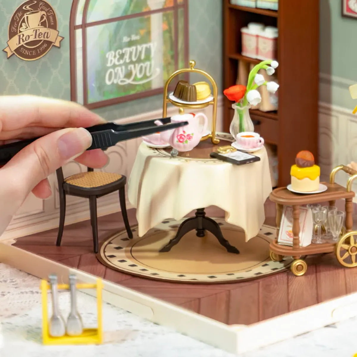 Sweet Sips Tea DIY Miniature House Kit