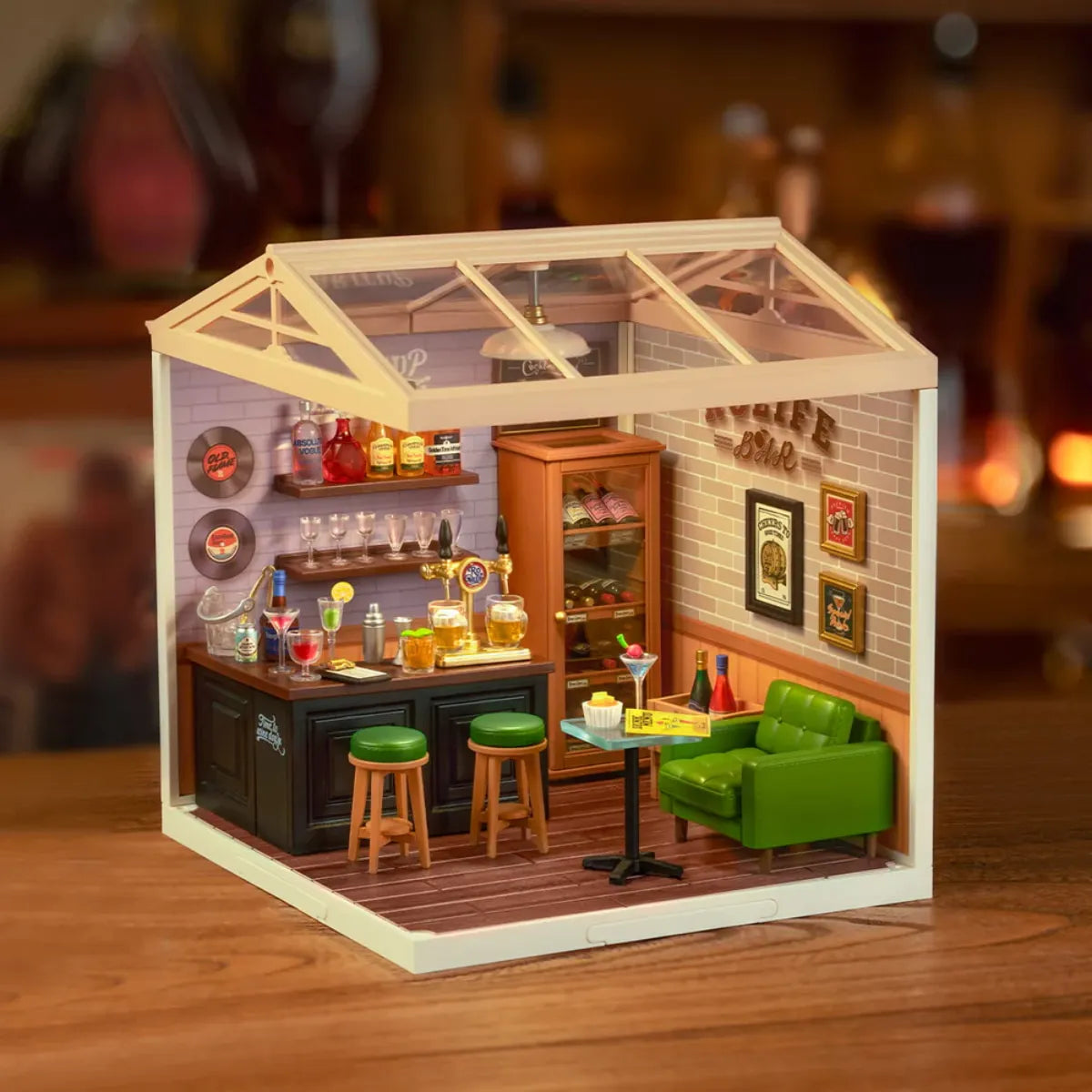 Leisurely Cheers Bar DIY Miniature House Kit