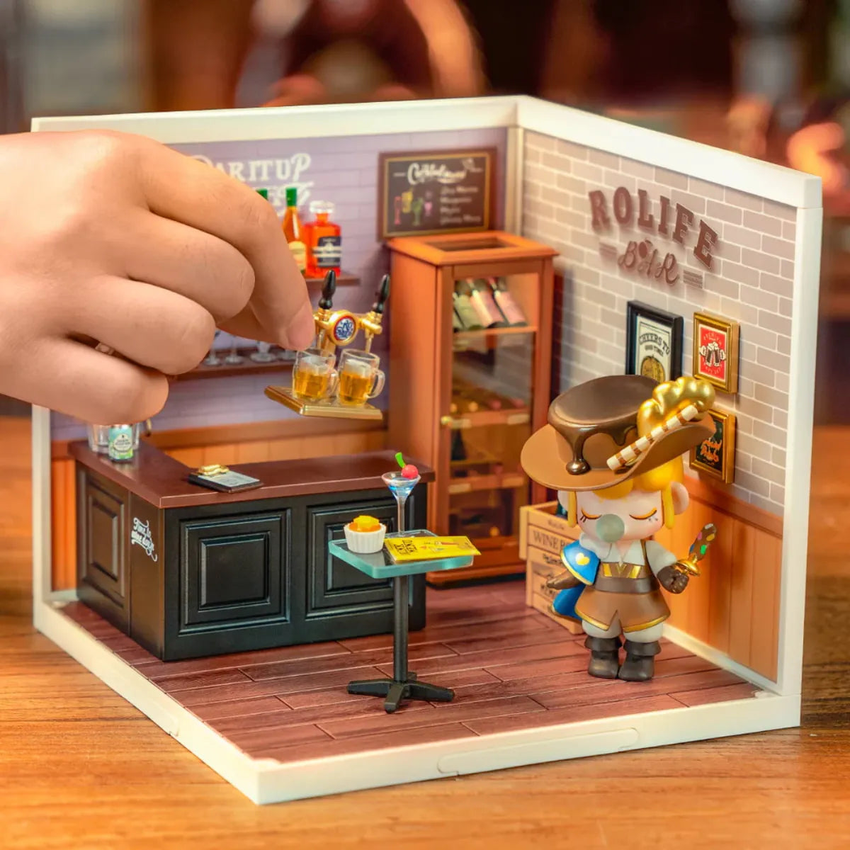 Leisurely Cheers Bar DIY Miniature House Kit