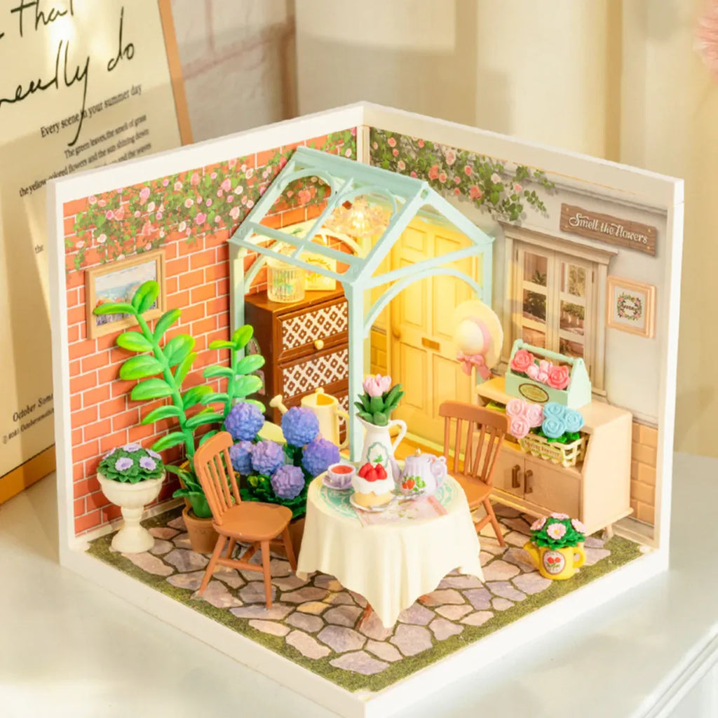 Blooming Tea Garden DIY Miniature House Kit