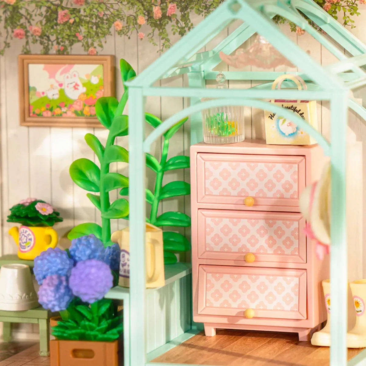 Blooming Tea Garden DIY Miniature House Kit
