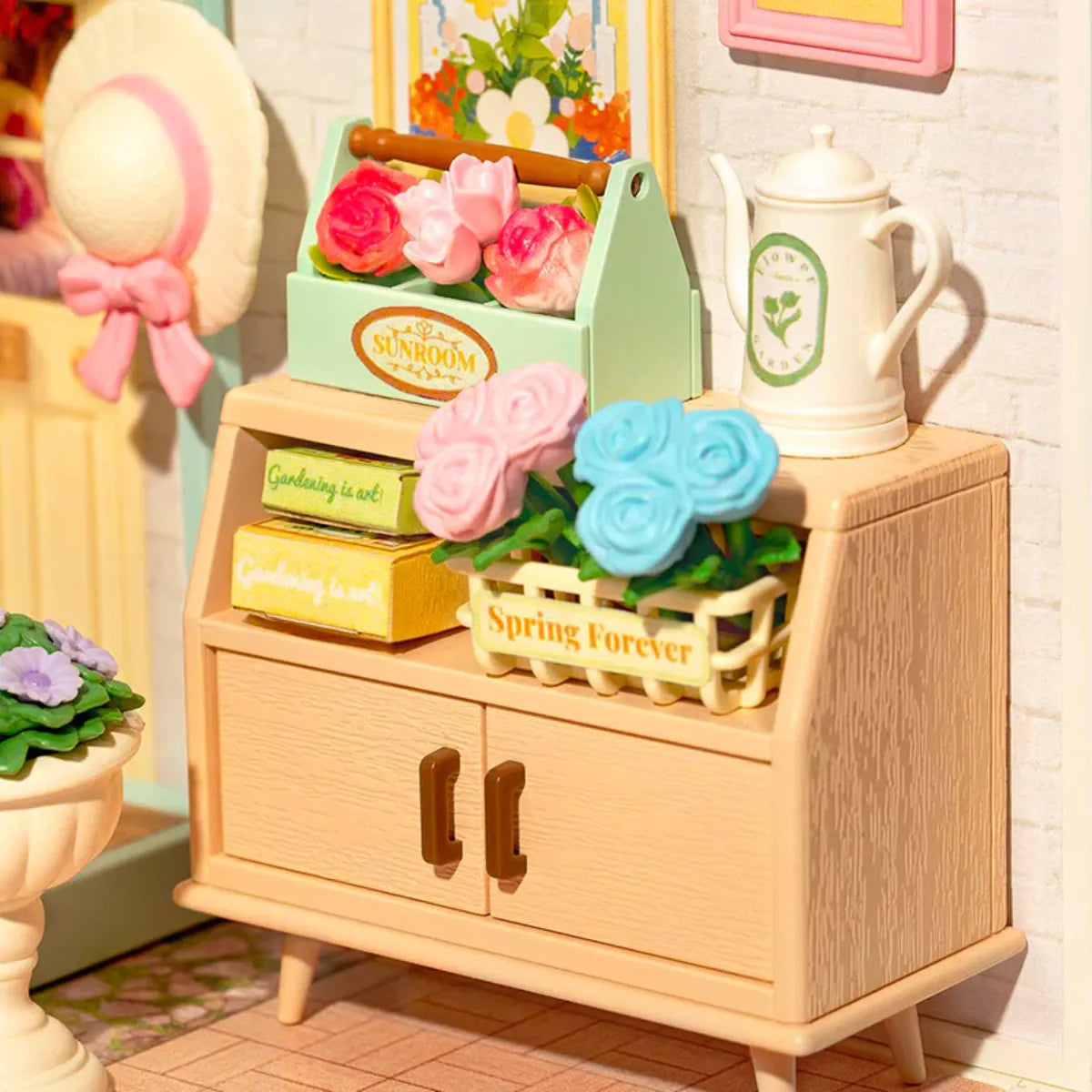 Blooming Tea Garden DIY Miniature House Kit