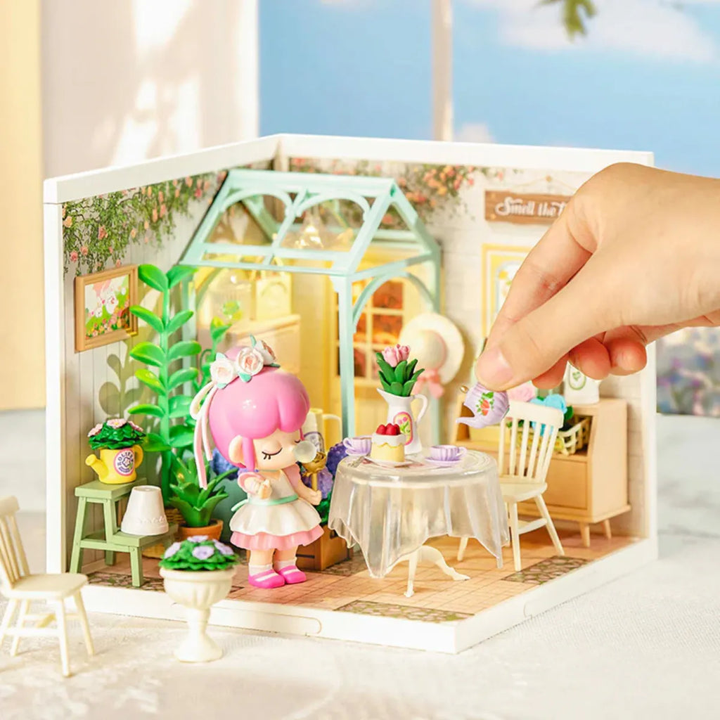 Blooming Tea Garden DIY Miniature House Kit