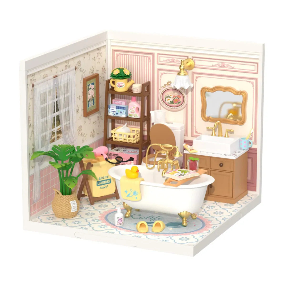 Pop Bubble Bathroom DIY Miniature House Kit