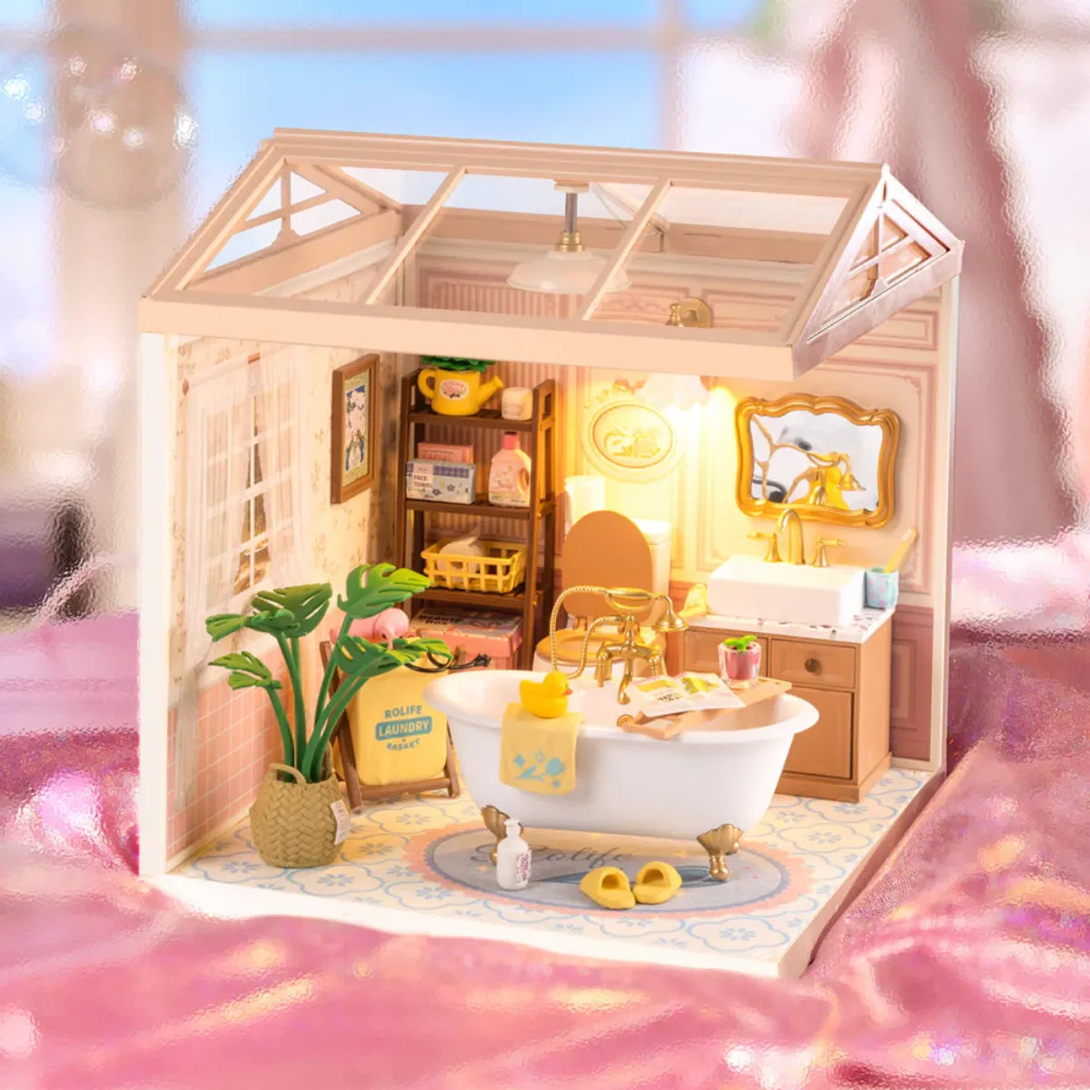 Pop Bubble Bathroom DIY Miniature House Kit