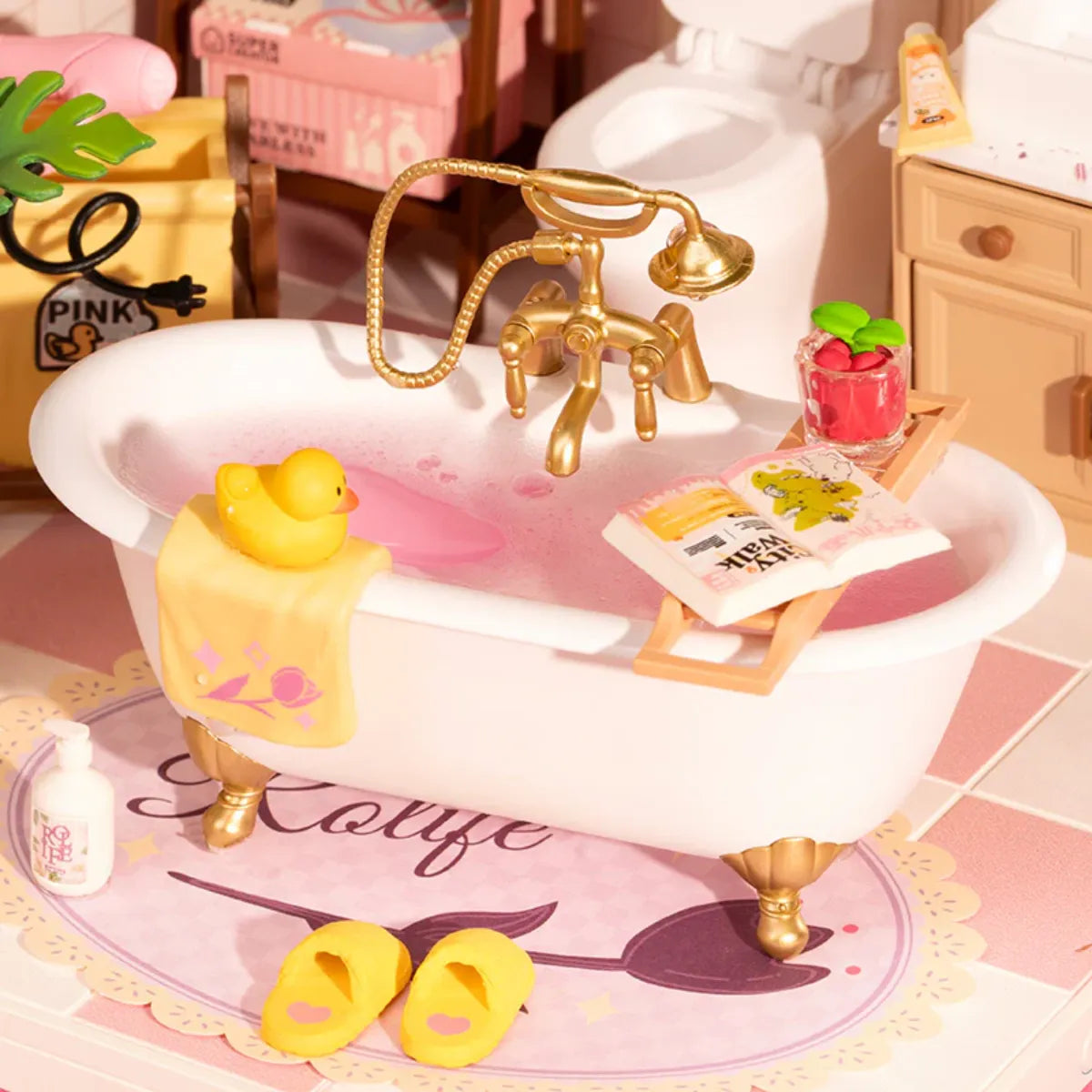 Pop Bubble Bathroom DIY Miniature House Kit