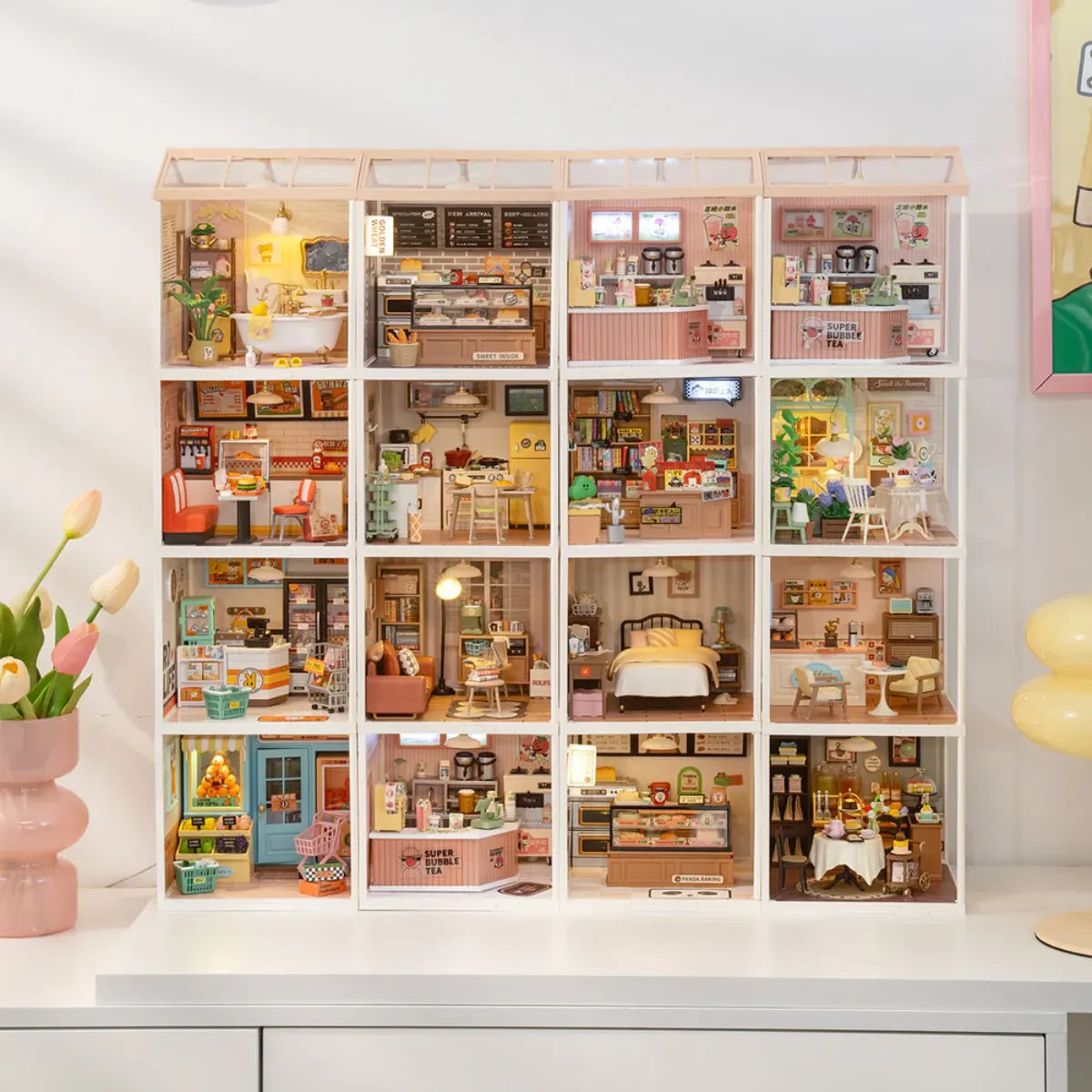 Pop Bubble Bathroom DIY Miniature House Kit