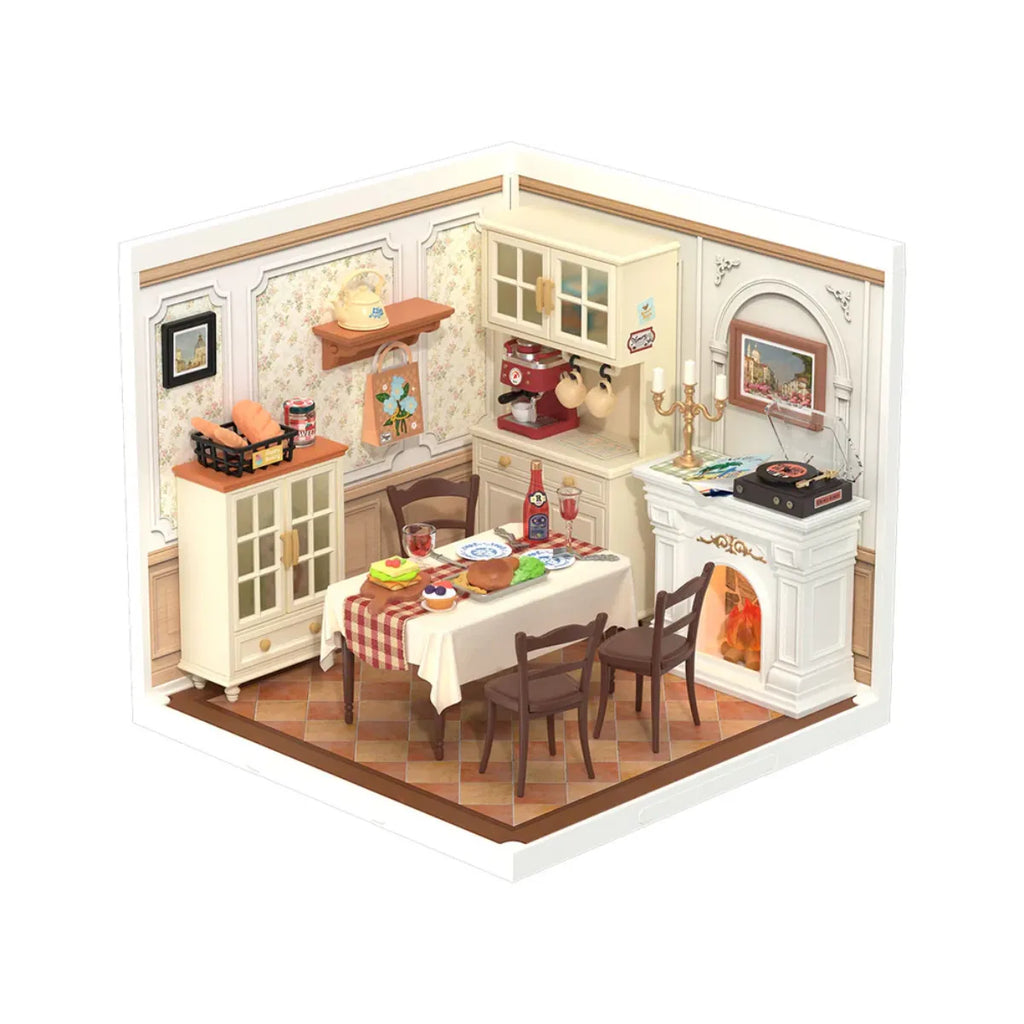 Warm Dining Room DIY Miniature House Kit