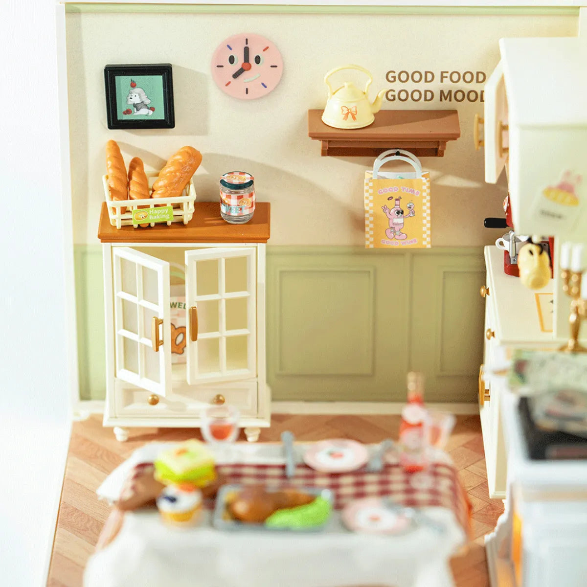 Warm Dining Room DIY Miniature House Kit
