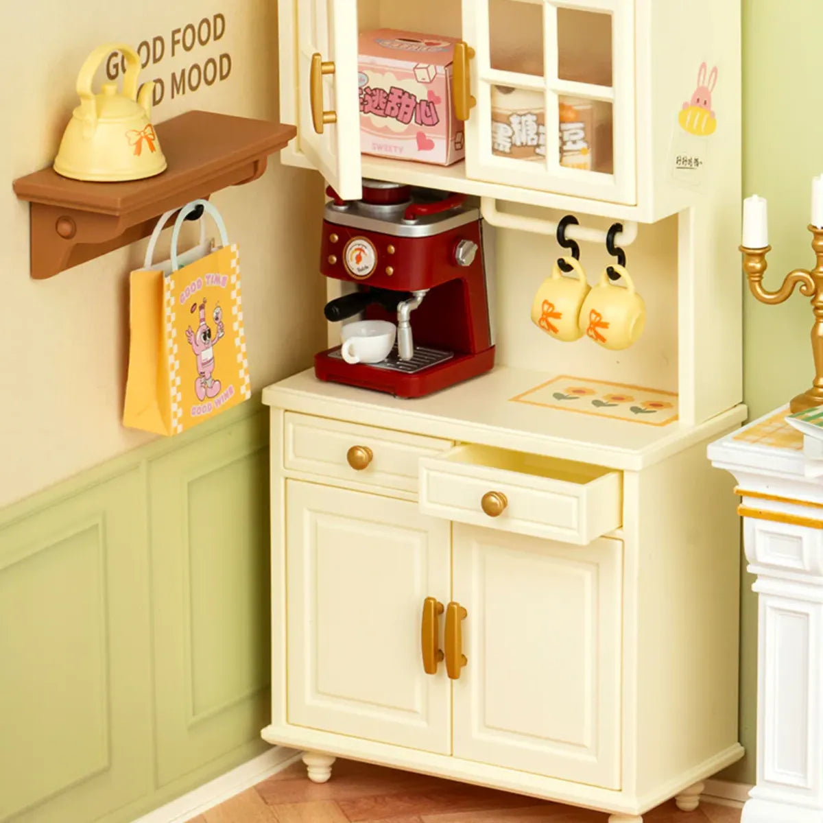 Warm Dining Room DIY Miniature House Kit