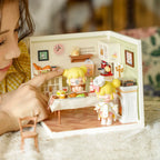 Warm Dining Room DIY Miniature House Kit