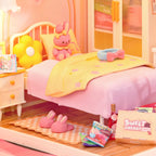 Lovely Pink Bedroom DIY Miniature House Kit