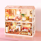 Lovely Pink Bedroom DIY Miniature House Kit