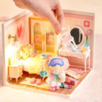 Lovely Pink Bedroom DIY Miniature House Kit