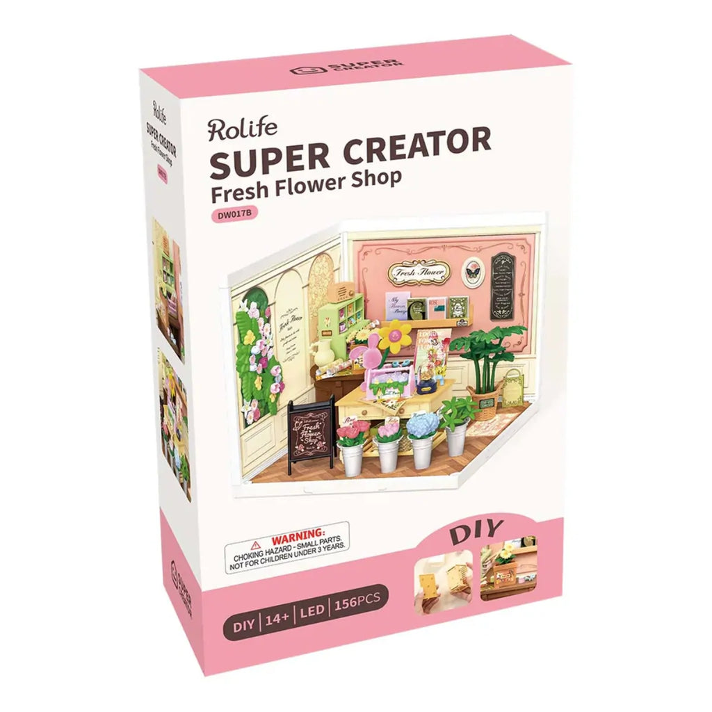 Fresh Flower Shop DIY Miniature House Kit