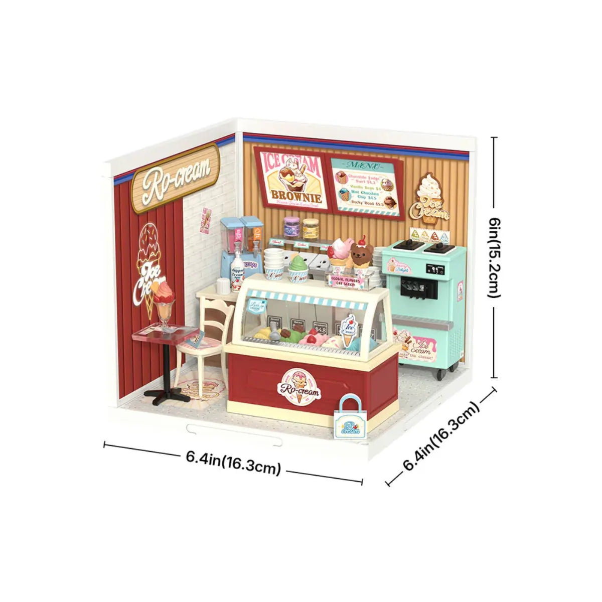 Flavorful Ice Cream DIY Miniature House Kit